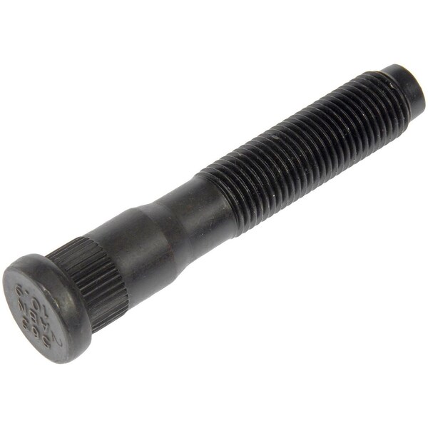 610-565 M14-1.50 Serrated Wheel Stud - 15.85mm Knurl, 81.6mm Length